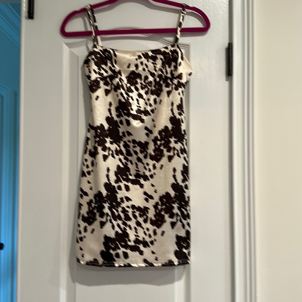 Urban outfitters cow print dress